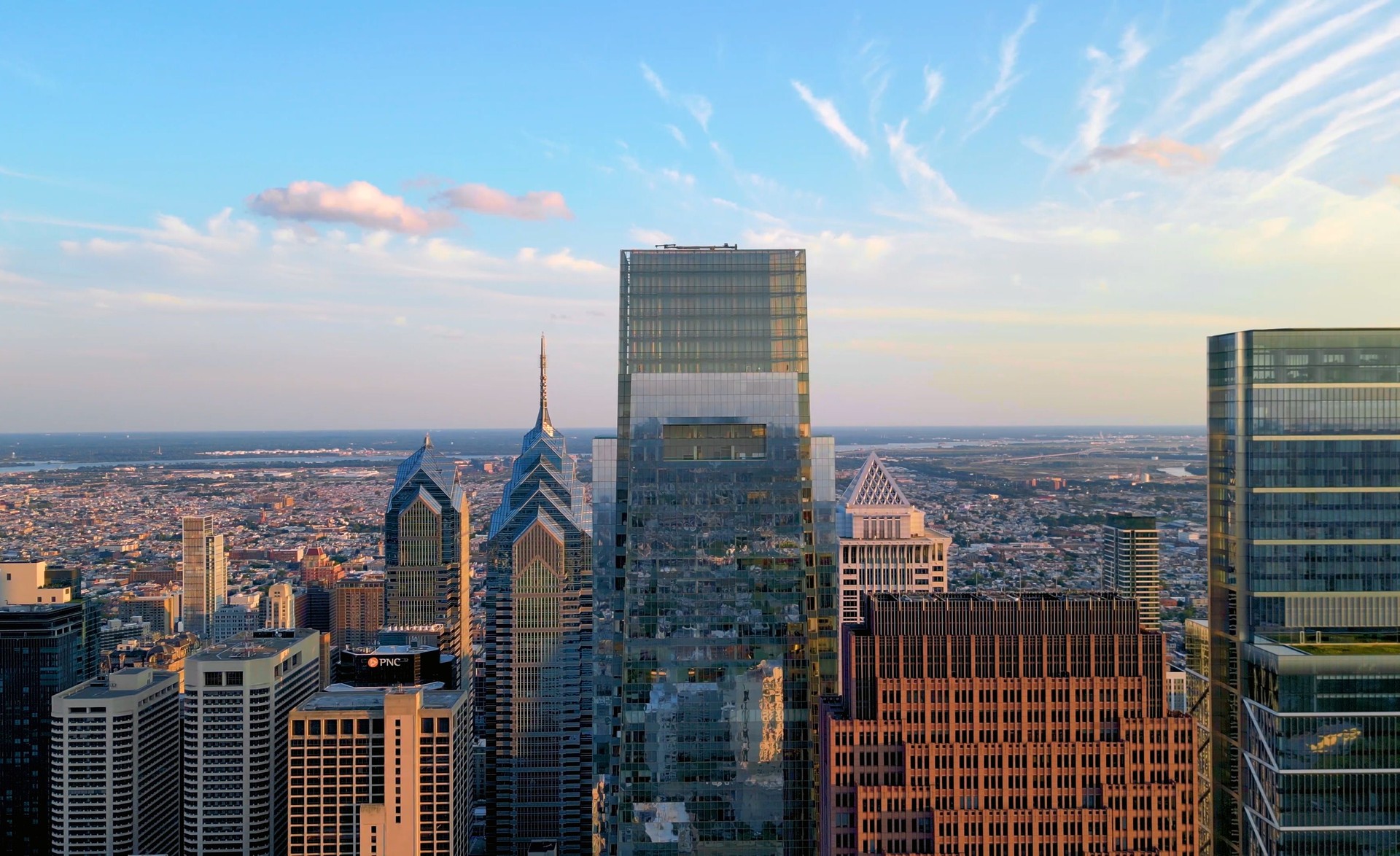 Philadelphia Skyline Aerial